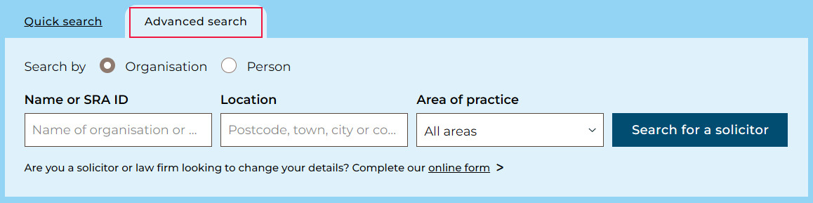 Image of Advanced Search